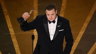 Brendon Fraser winning Best Actor for "The Whale" | 95th Oscars (2023)