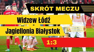 Skrót meczu Widzew Łódź - Jagiellonia Białystok 1:3, 11.02.2024