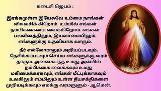 இறை இரக்கத்தின் ஜெபமாலை CHAPLET OF DIVINE MERCY IN TAMIL #tamilbiblewisdom  F26