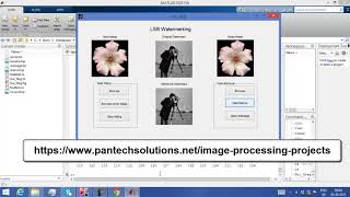Matlab code for LSB Watermarking
