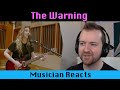 Musician reacts to THE WARNING Animosity (live)