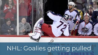 NHL: Goalies being pulled (part 1)