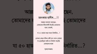 চমৎকার একটি হাদীস। #shortvideo #islamicvideo