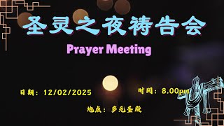 12.02.2025 圣灵之夜祷告会