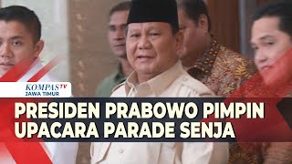 Presiden Prabowo Datang ke Akmil Magelang, Pimpin Upacara Parade Senja