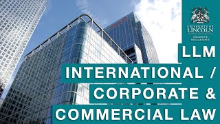 LLM International Law and LLM International Corporate and Commercial Law