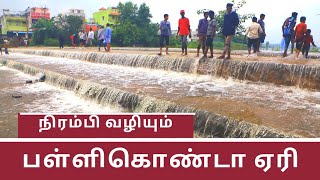 வேலூர் பள்ளிகொண்டா ஏரி நிரம்பி வழிந்தது | பொதுமக்கள் மகிழ்ச்சி | Pallikonda