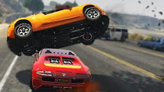 CRAZY CLOSE COLLISION! (GTA 5 Online)