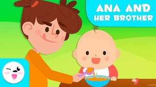 Anna and her new born brother - Educational stories for kids