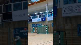 Goalkeeper caught off guard by a laser guided shot! 🎯🔥 #futsal #accuracy #goalkeeper #shorts