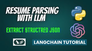 Resume Parsing with AI to Extract Structured Data as JSON | LangChain Tutorial