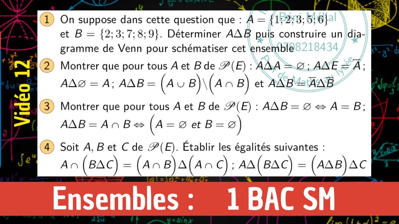 Différence Symétrique De Deux Ensembles — Ensembles — Généralités Sur ...