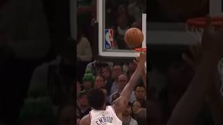 Joel Embiid Chasedown block #nba #nbaplayoffs #joelembiid