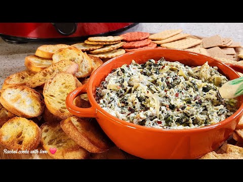 Slow Cooker Spinach Artichoke Dip Recipe