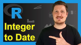 Convert Integer to Date in R (3 Examples) | Change Data Type | as.Date, as.character, strptime & ymd