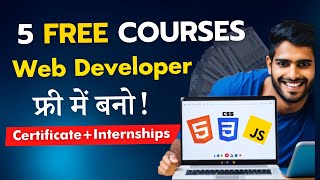 Web Developer कैसे बने? | 5 FREE Web Development Full Course | Earn ₹4 Lakh/Year
