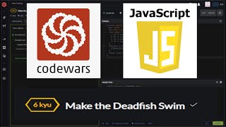 [ 6 kuy ] Make the Deadfish Swim. / codeWars / JavaScript .
