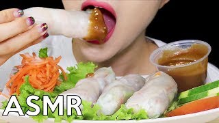 ASMR Vietnamese Spring Rolls 월남쌈 리얼사운드 먹방 Eating Sounds