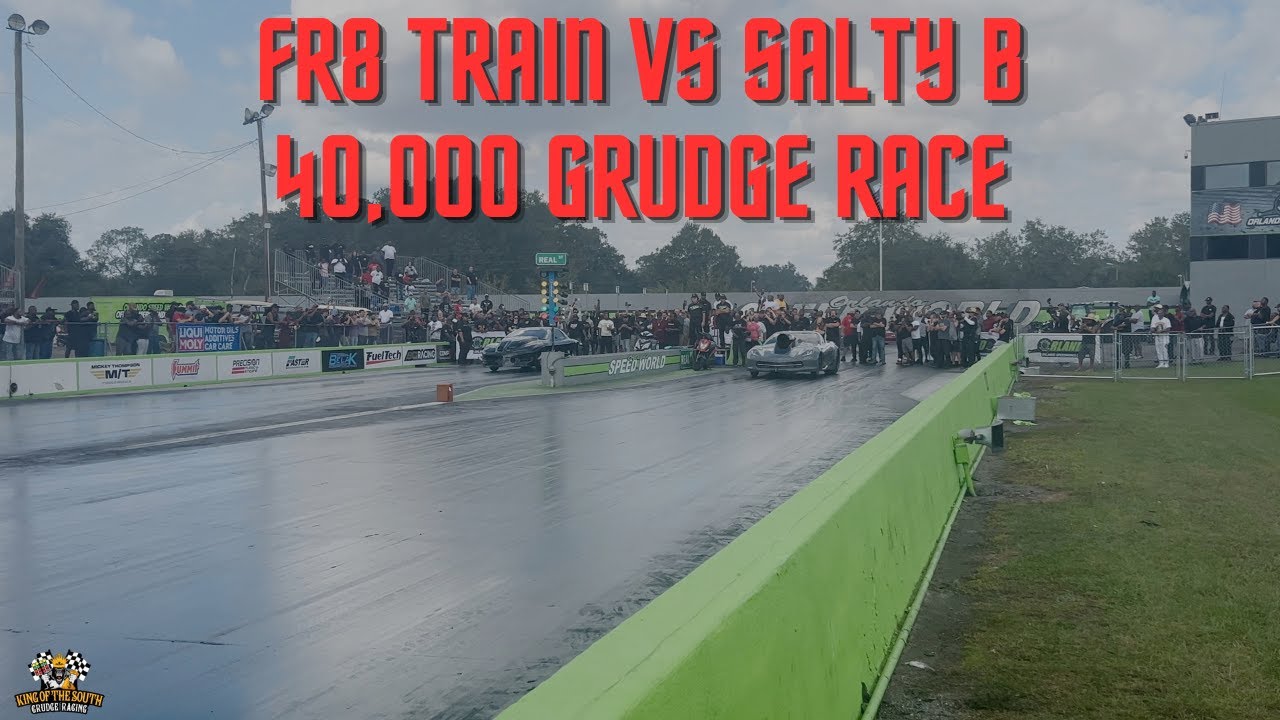 Salty B VS Fr8train - 40,000 Grudge Race - No Guts No Glory 11 - YouTube