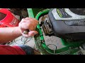 Working on The John Deere Z225 eztrak Zero Turn