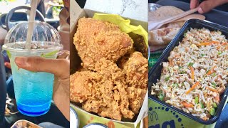 കാറിലെ food അടി... | Fried chicken/Burger/Butter chicken/Chilly chicken | food b