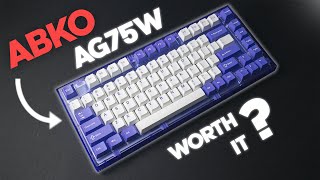 I Tried the MOST POPULAR Keyboard in KOREA But.....! ABKO AG75W Review | The Unbox View