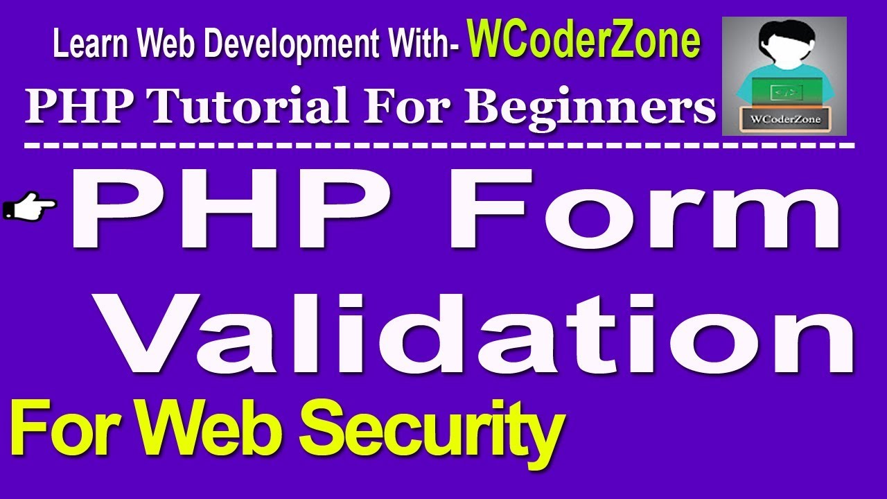 HTML Form Validation Using Php – For Website Security English - YouTube