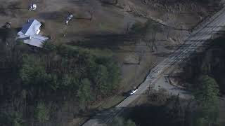 Sky5 over storm damage around Sunday River Resort