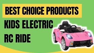 Best Choice Products Kids 12V Electric RC Ride On w/ 2 Speeds