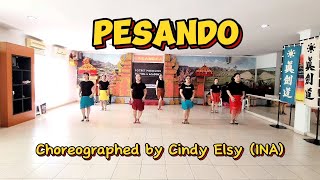 PESANDO Line Dance. Choreographed by Cindy Elsy (INA) // Danced by Sanggar Gassandra