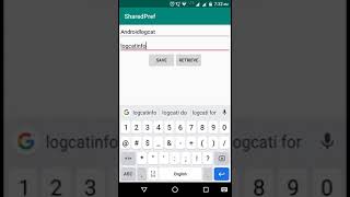 Android Shared Preferences Example