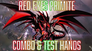 YUGIOH Red Eyes Primite Combo \u0026 Test Hands