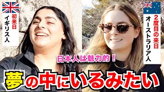 「日本人は魅力的！！」外国人観光客にインタビュー｜ようこそ日本へ！Welcome to Japan!