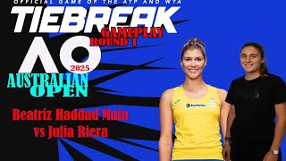 Beatriz Haddad Maia       vs Julia Riera      🏆 ⚽ Australia Open (01/12/2025) 🎮 gameplay Tiebreaker