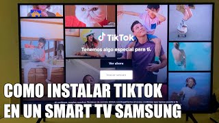 Como Instalar Tiktok en un Smart TV Samsung