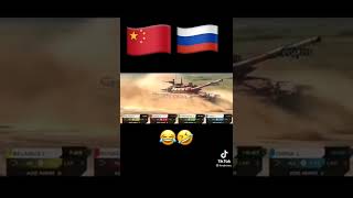 It's funny that China's tanks can't match Russia