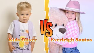 Kids Oliver (Kids Diana Show) VS Everleigh Rose Soutas Transformation 👑 New Stars From Baby To 2023