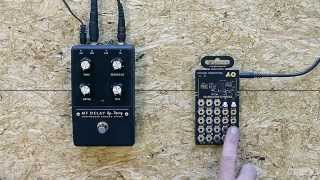 Teenage Engineering PO-12 + Moog Minifooger Analog Effects