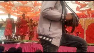 khamariya gosai govt school 11th class girls dance performance in republic day