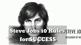 #STEVE #JOBS 10 #RULES for #SUCCESS #apple #SteveJobs