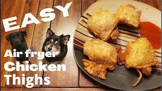 Air Fryer Chicken Thighs - No Breading - CARNIVORE DIET - Crispy, Juicy, EASY