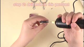 How to use mini electric drill handheld