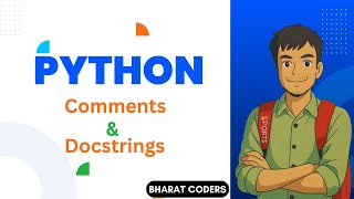 📝Python Comments & Docstring | Explained with examples @bharatcoders