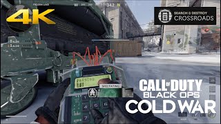 Call of Duty Black Ops Cold War Search & Destroy @ Crossroads [4K 60FPS] No Commentary Gameplay