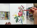 Finishing my Tulipland (Keukenhof) Watercolor!