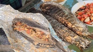 part#2 lunch time inihaw na bangus/Tara.....Chibugan na grilled milkfish