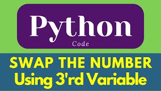 Swapping Number in Python Programming #shorts #python #tech #tutorial #Shorts