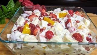 Creamy Fruit Chaat Recipe | Ramadan Special | Ramadan Recipes