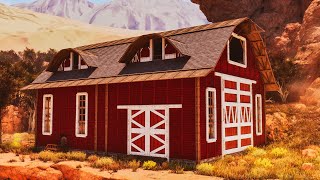 Western Barn | Build Tutorial | ARK: Survival Ascended