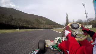 allenamento pista La Mola go kart 125 junior rok